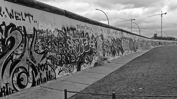 Back of the Berlin Wall
